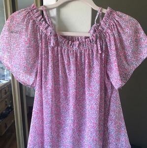 floral flowy top